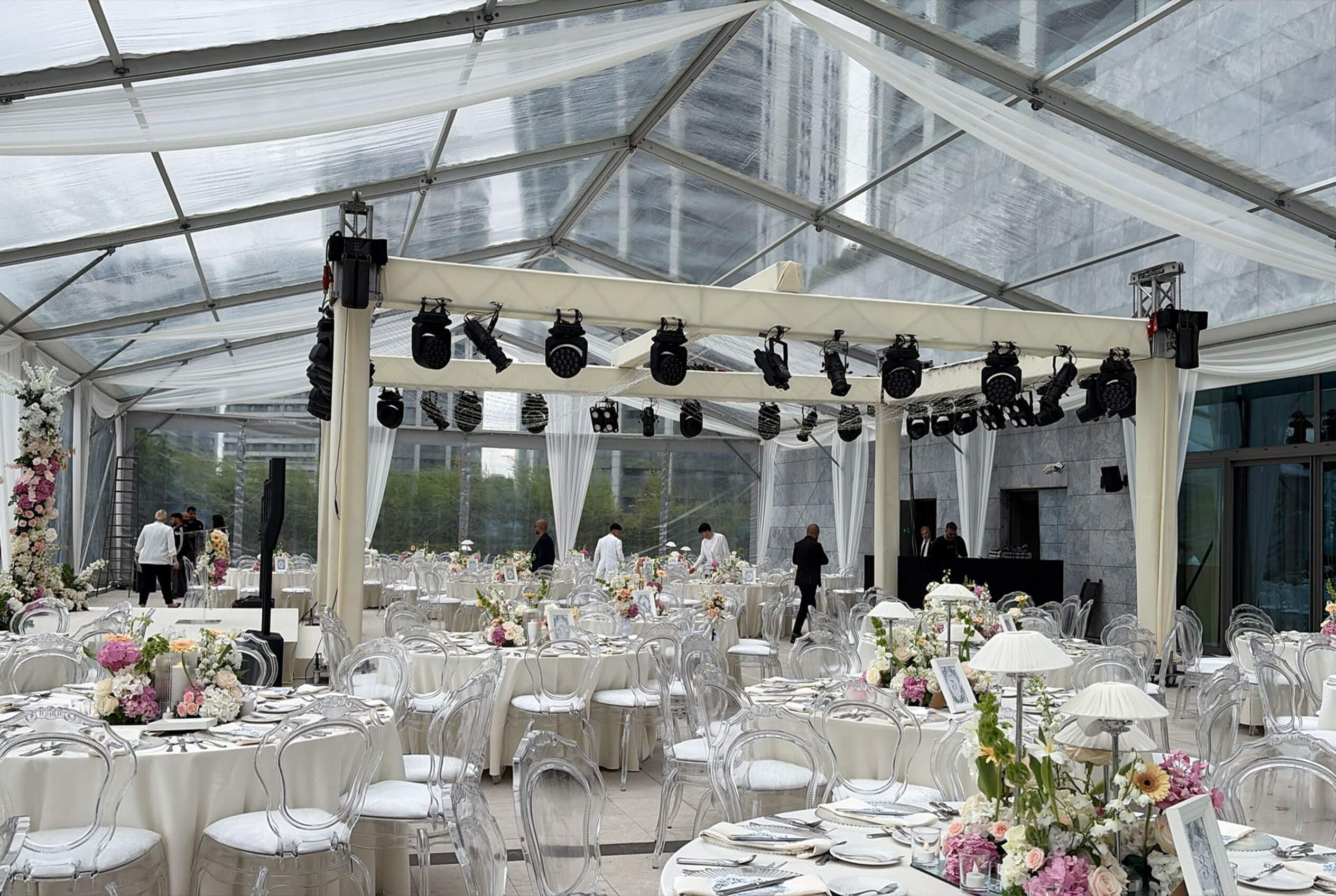 İstanbul şeffaf çadır kiralama - kubbe tipi butik davet çadırı
