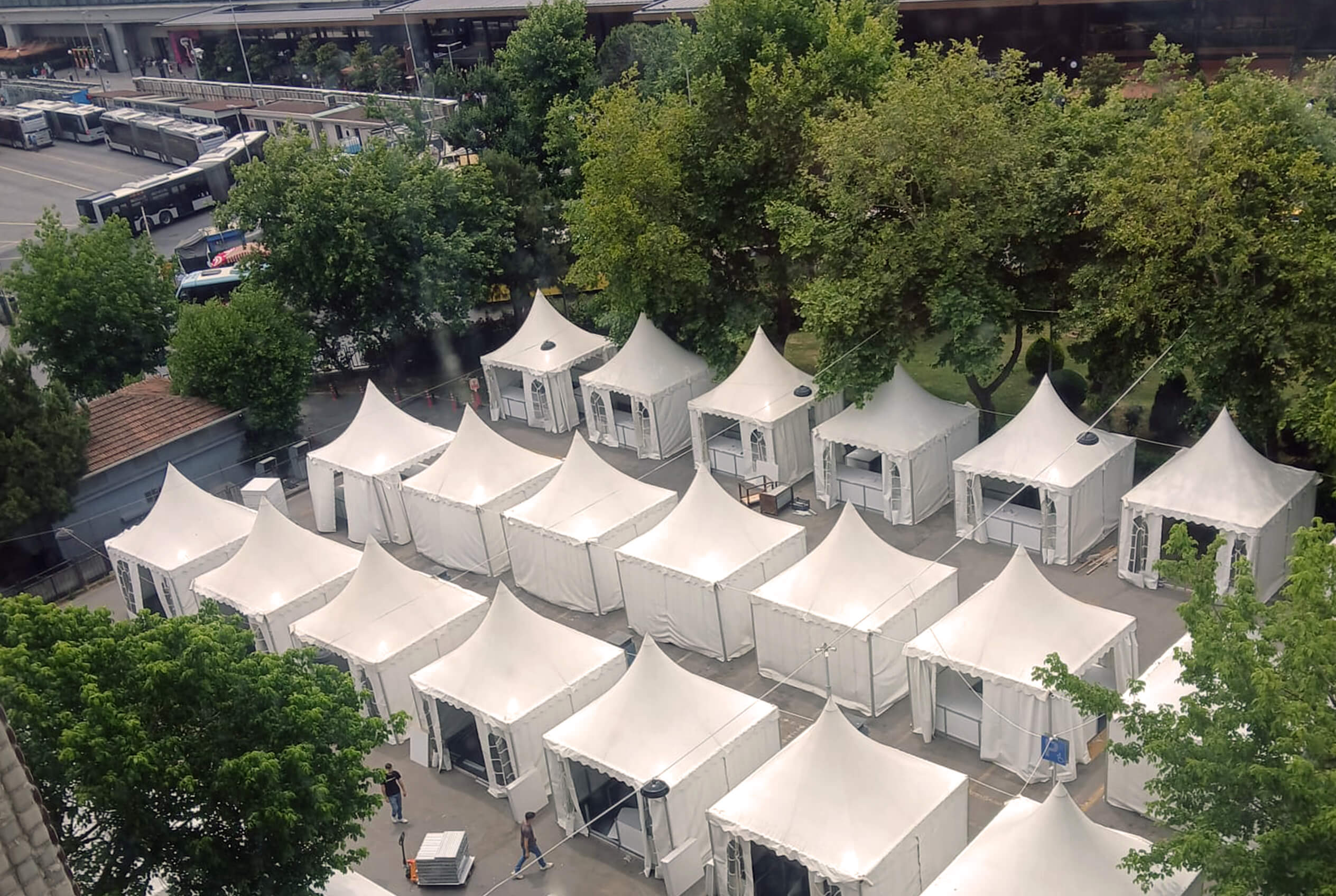 İstanbul kubbeli çadır kiralama - 3x3 4x4 5x5 etkinlik ve fuar çadırı